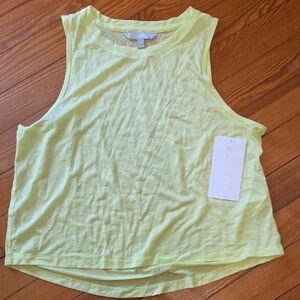 Athleta NWT Vapor Muscle Tank Yellow